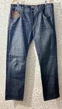 Vintage PRPS Men’s 38 X 34 Barracuda Straight Leg Jeans Selvage Denim E57P50X