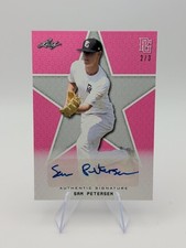 2020 Leaf Perfect Game Sam Petersen Autograph Pink /3 Nationals