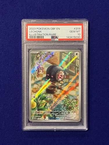 PSA 10 Lechonk #209 Obsidian Flames 2023 Pokemon GEM MINT