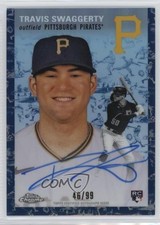 2023 Topps Chrome Platinum Anniversary 46/99 Travis Swaggerty #CPA-TSW Auto 14a1