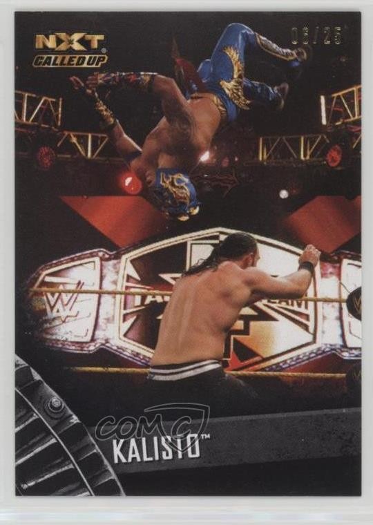 2016 Topps WWE NXT Called Up Silver /25 Kalisto #30 f0v