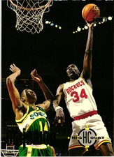 1993-94 Topps Stadium Club - High Court Hakeem Olajuwon #64