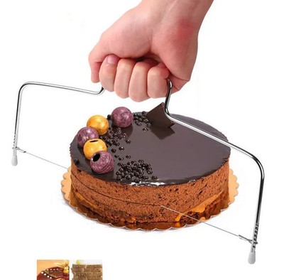 NEU KUCHENSCHNEIDER SCHNEIDER LINIE BROT DRAHT SCHNEIDEN NIVELLIERT DEKORATEUR BACKEN WERKZEUG