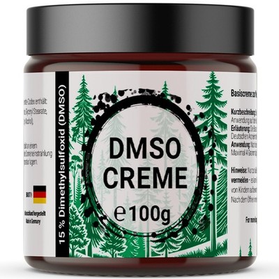 100g DMSO Creme Dimethylsulfoxid Ph. Eur. Reinheit Basiscreme im Glastiegel