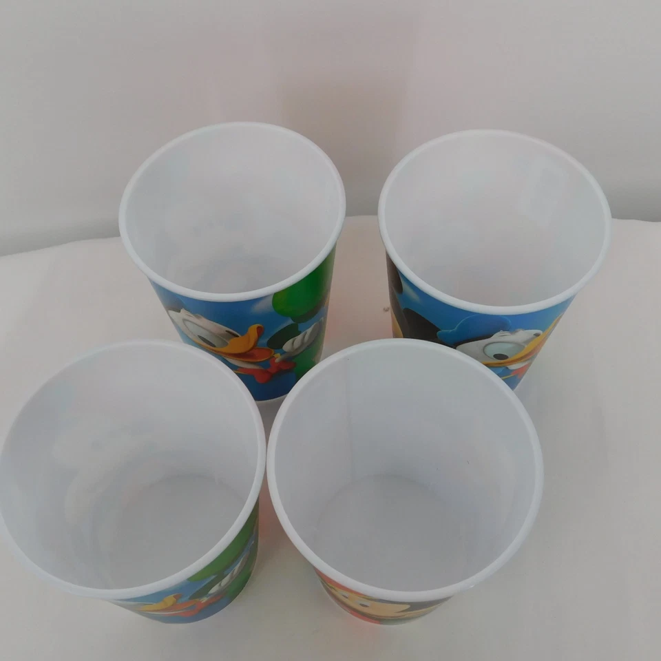 Lote de 4 tazas de fiesta de plástico Disney Hallmark Mickey Mouse Clubhouse NUEVAS SIN PAQUETE Foto 4 de 4