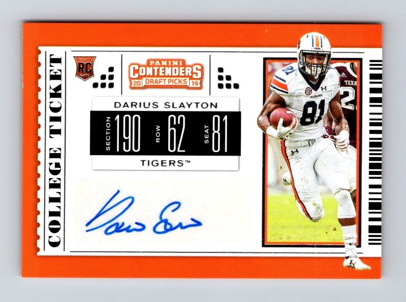 Darius Slayton Panini Contenders Draft Picks #282 Base
