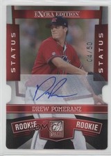 2010 Donruss Elite Extra Edition Rookie 4/50 Drew Pomeranz #126 Auto 0p8
