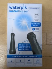 Waterpik Cordless Plus Water Flosser with 2 Settings, 4 Tips, ADA Accepted Black