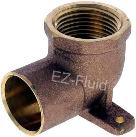 3/4 Inch Copper Sweat X 3/4" FIP Threaded Drop Ear Elbow Fitting