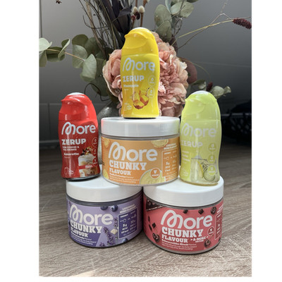 More Chunky Flavour 3 Sorten -  Amaretto, Pineapple & Gurke Zitrone Zerup