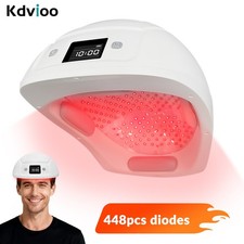 448 diodos láser LED tapa de crecimiento del cabello dispositivo de tratamiento de pérdida de cabello terapia de regeneración