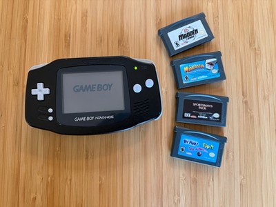 Nintendo GameBoy Advance Console | Black | GBA-001 with games