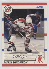 1990-91 Score 100 Hottest Players and Rising Stars Patrik Sundstrom #10 0q3