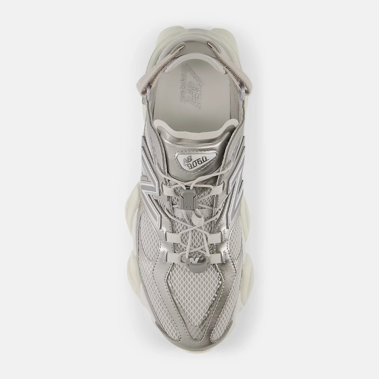 U90605FL New Balance 9060 "Silver Metallic/Sea Salt" image 4