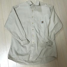 Carhartt Cream Shirt - Vintage, Large Size