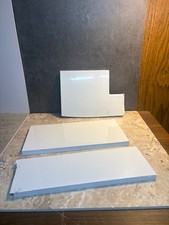 1/2" thick pvc plastic sheet, 3pcs, various lengths and widths, see pictures