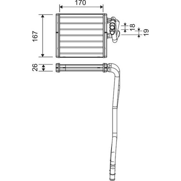 Valeo 811510 WäRmetauscher Innenraumheizung FüR Ford Fiesta CB1 CCN-image