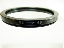 52mm - 46mm Step-Down Adapter Ring  Metal  Japan  No box  New  6.95 