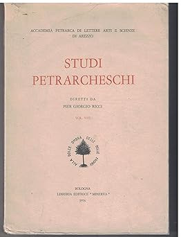 Petrarcheschi Studi Vol. 3 (Minerva Verlag) [Library Binding] G. Ric