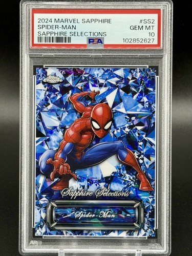 Spider-Man #SS-2 Marvel 2024 Topps Chrome Sapphire Selections card