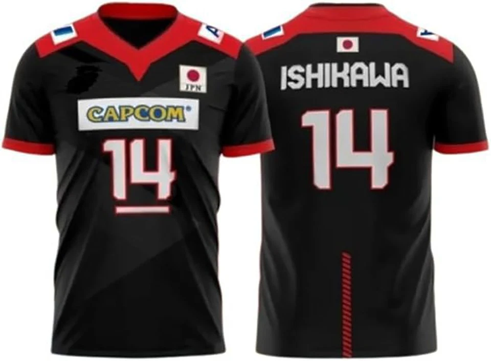 青年男式西田 1 石川 14 R. 高桥日本排球球衣定制名称 — 第 2/4 张图片