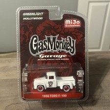 Llantas rojas Greenlight 873 de 2.300 Gas Monkey Garage 56 Ford F-100 exclusivas de MIJO