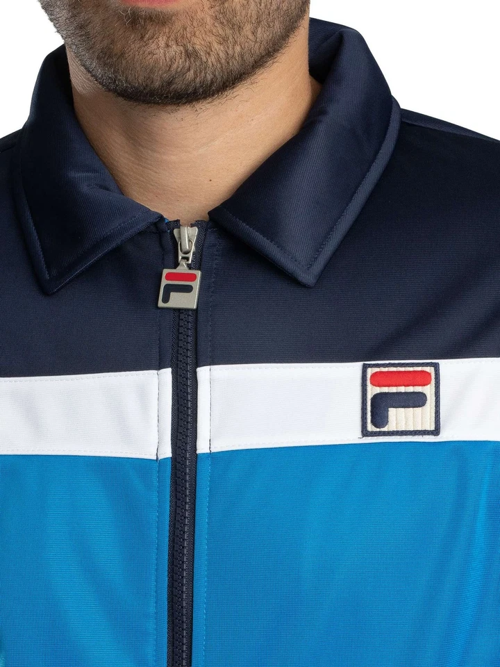 Fila Men's Tamer Track Jacket, Blue - Image 4 of 4