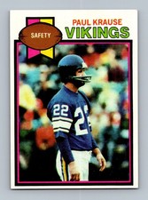 1979 Topps #489 Paul Krause