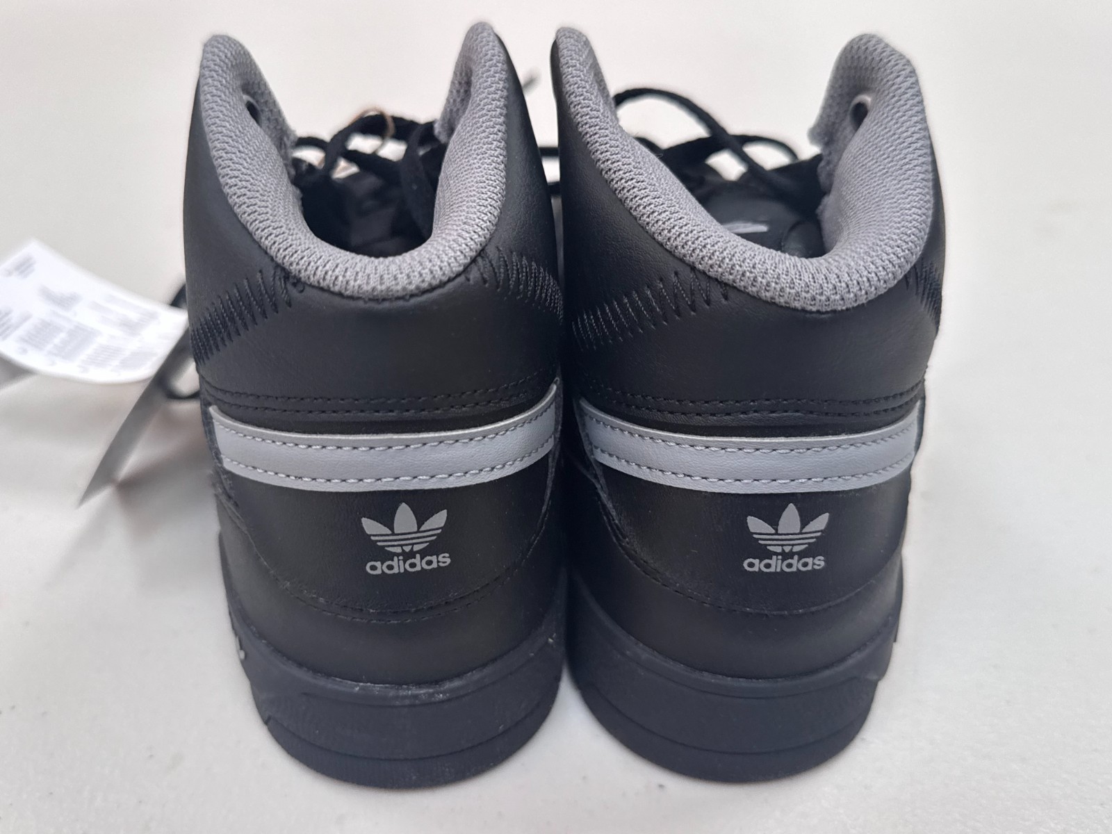 Adidas Drop Step C Kids Trainers Black Grey Mid Top Size UK 2 EU 34 IF9168 image 5