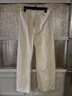 Vintage Vietnam Era USN White Military Issue White Size 35 XL Pants Trousers USA