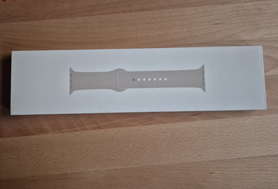 Original Apple Watch Sport Band starlight  stainless steel pin 45mm S/M und M/L