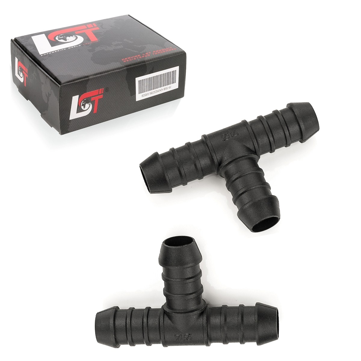 2x Hose Connector T-Piece Polyamide PA6 Petrol Oil Resistant 14mm for ALFA ROMEO