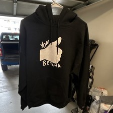 Gildan Men's Black Heavy Blend Hooded Graphic Pullover Hoodie L Cotton Blend