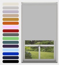 THERMAL BLACKOUT ROLLER BLINDS QUALITY MATERIAL METAL FIXINGS MANY SIZES COLOURS