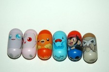 Mighty Beanz Pokemon Lot of 6 BEANZ 4 IGGLYPUFF 6 16 32 ASH 40 56