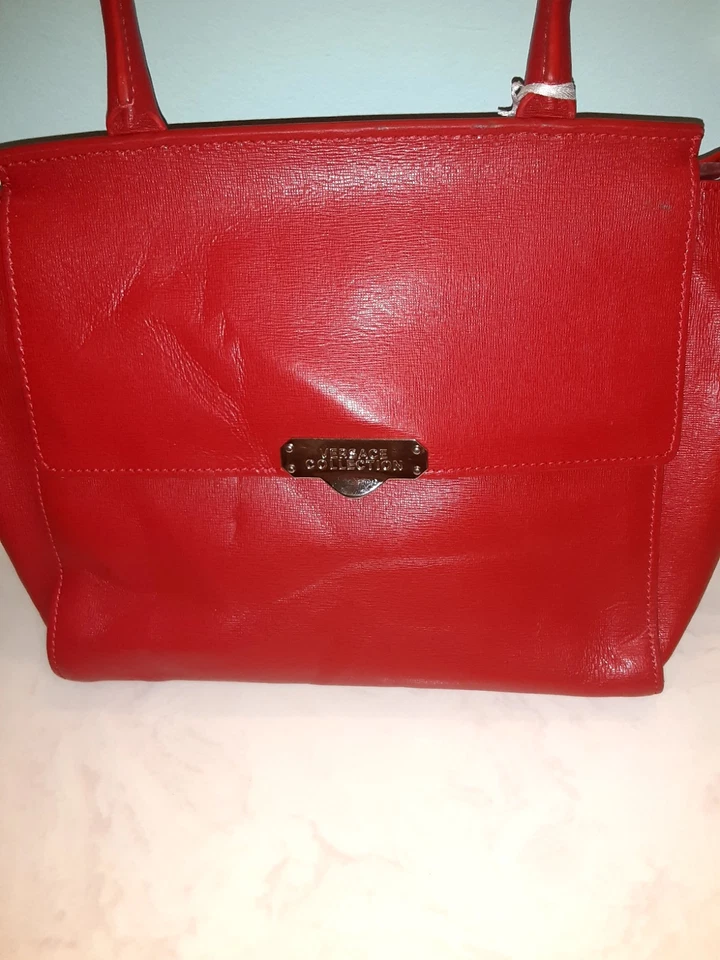 Versace Colección Lelia Cuero Guijarro Medio Rosa Humo Foto 2 de 4