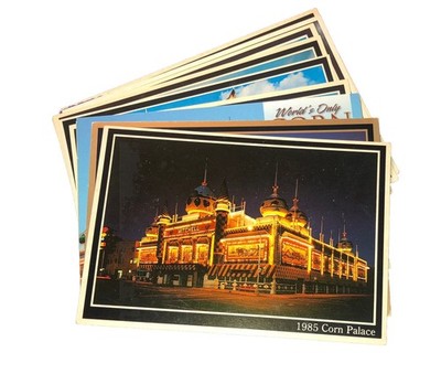 Lot of 11 Postcards Corn Palace Mitchell South Dakota Through the Years  6x4