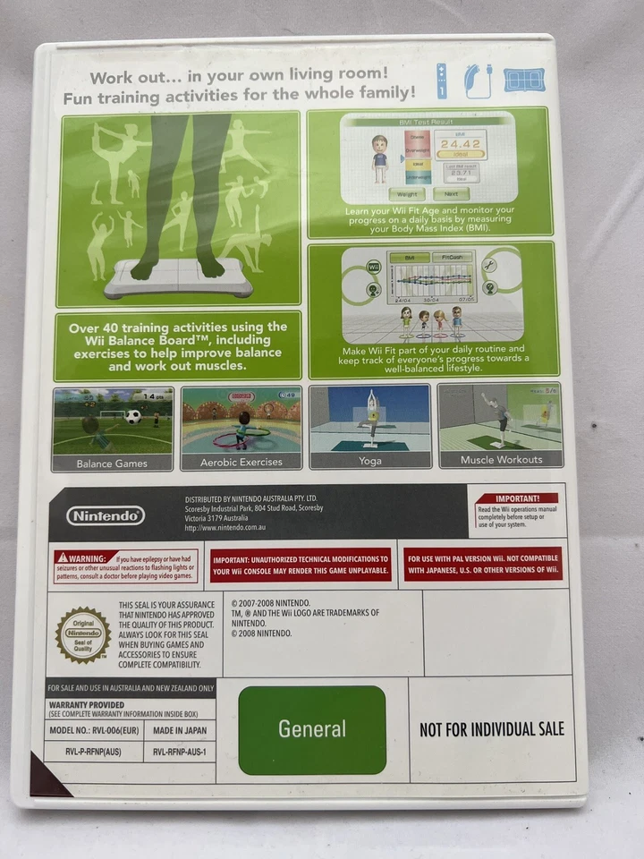 Wii Fit | Nintendo | Manual Included | Sports | 2007 - Image 2 of 4