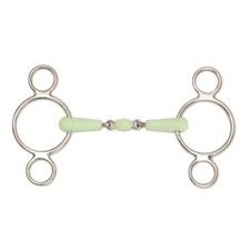 Shires Equikind Peanut Two Ring Gag Bit