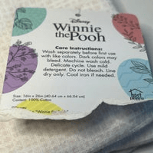 Disney Winnie the Pooh 2-Piece Hand Towel Set NWT - Picture 3 of 3