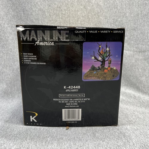 K-Line K-42448 Mainline America Halloween Spooky Town Apple Harvest Lemax New - Picture 5 of 10