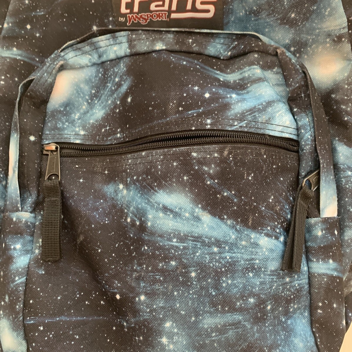 JanSport Trans SuperMax Backpack Laptop Sleeve Cosmos Galaxy Space Blue  School