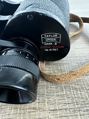 Vintage Taylor Optical Mark II Binoculars with Case | eBay Vintage Taylor Optical Mark II Binoculars with Case | eBay