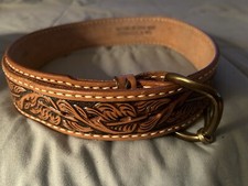 Southwest Hand Made Leather Belt. New Mexico