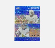 Shedeur Sanders / Travis Hunter 2024 Leaf Metal Dual  Blue /20 RC