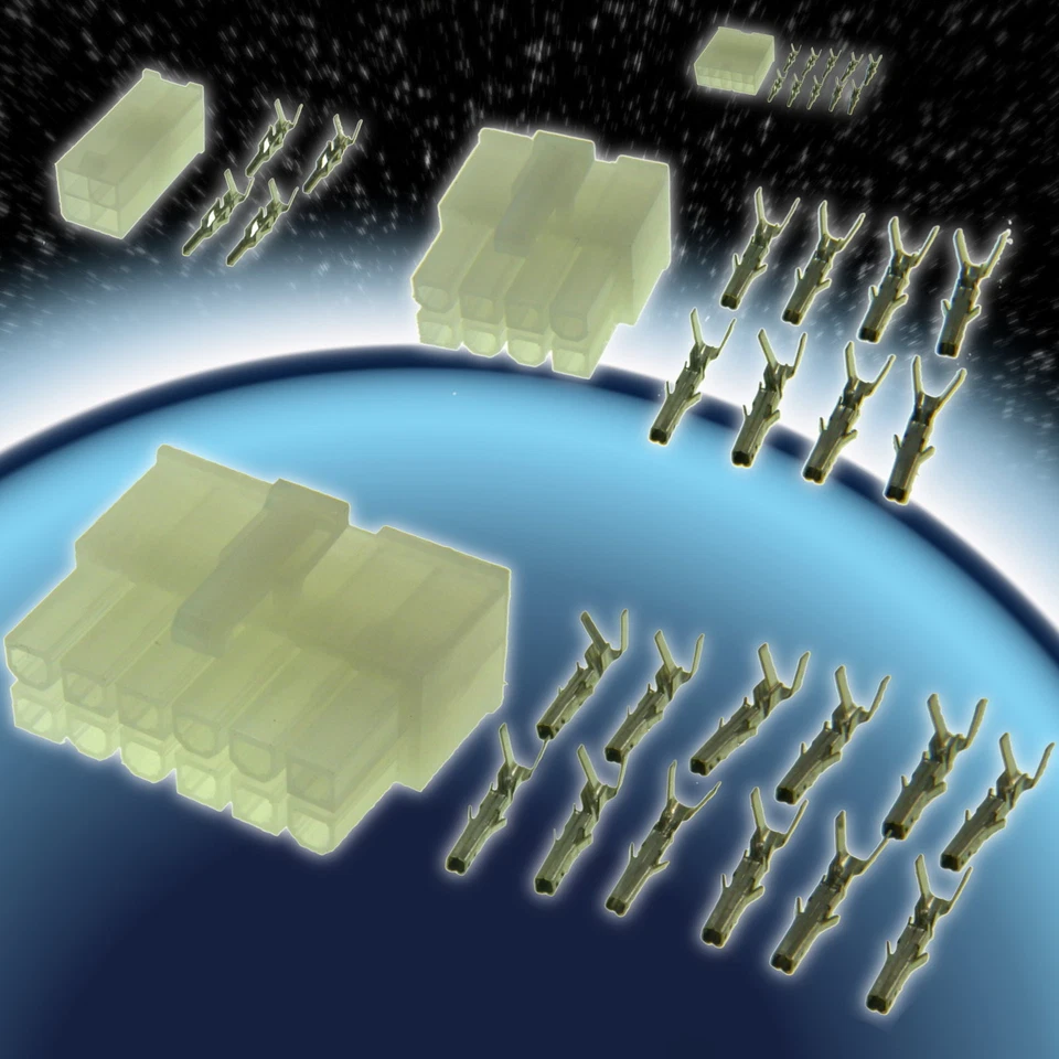 TE Connectivity AMP VAL-U-LOK - 2/4/6/8/10/12 Way PLUG AND SOCKET Connectors UK