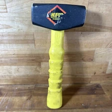 Nupla Industrial 3 lb Hammer Yellow Handle Heavy Duty Mini Sledgehammer USA