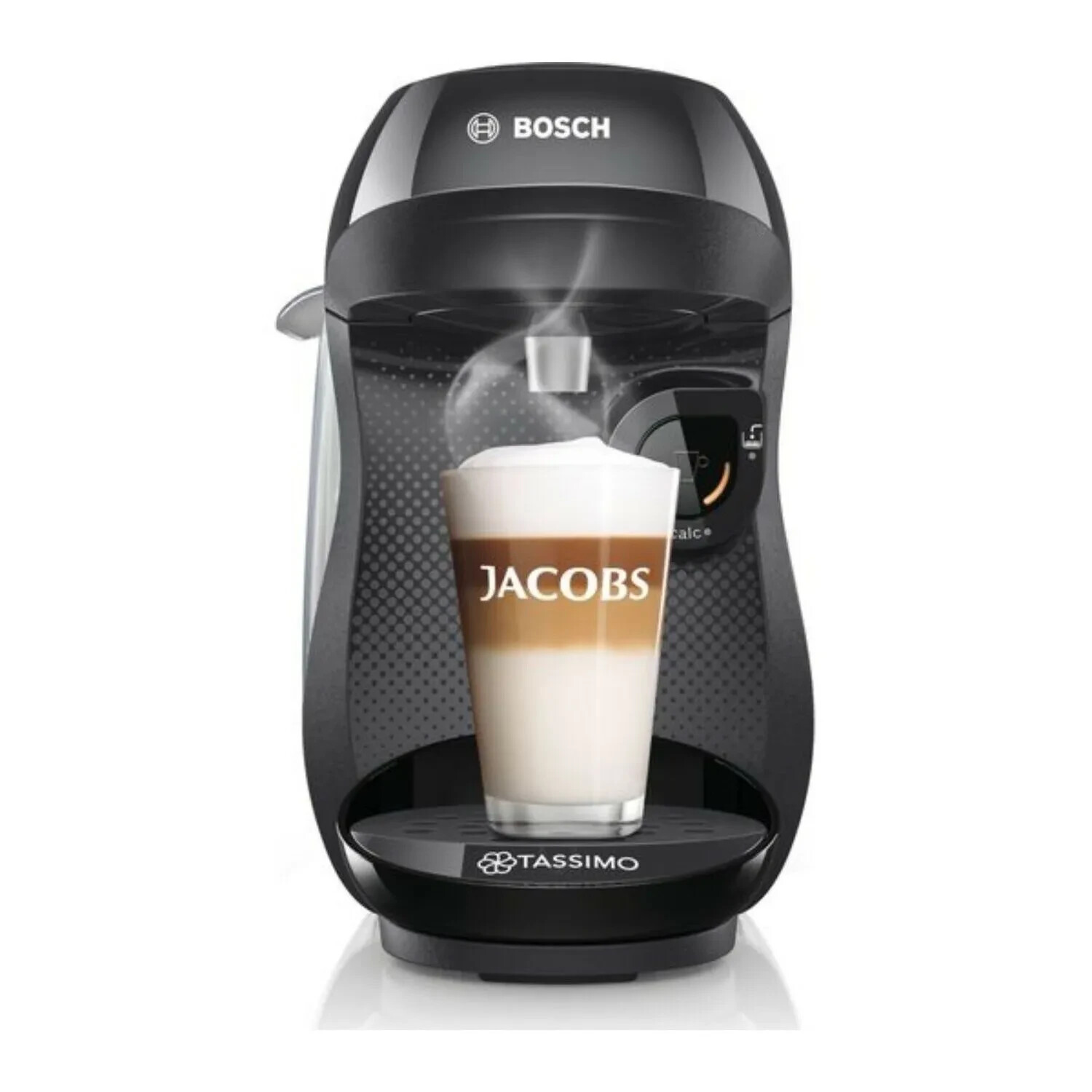 Bosch Tassimo Happy Pod Coffee Machine Black. New, ex display. Boxed
