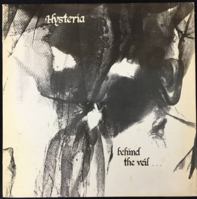 HYSTERIA BEHIND THE VEIL E.P. 12'' VINYL SCULPTURE RECORDS SCT4-1 1984 UK FIRST