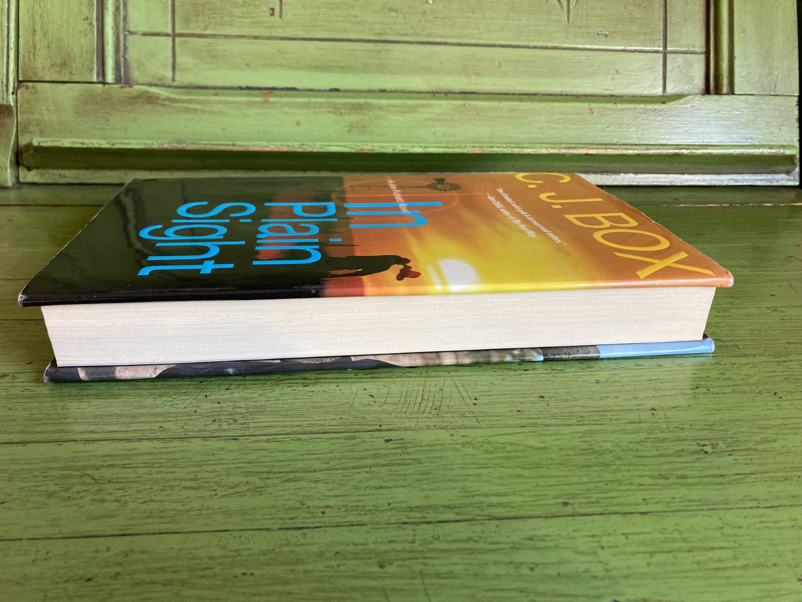 C. J. Box In Plain Sight Joe Pickett Series Hard Cover DJ Very Good